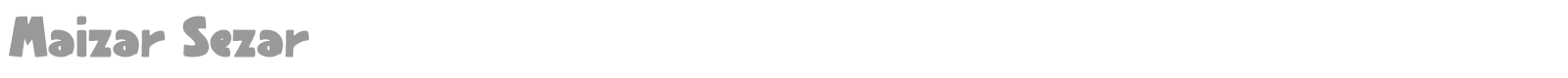 Maizar Sezar font preview
